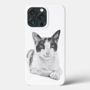 Retro Calico Halftone iPhone 13 Pro Case