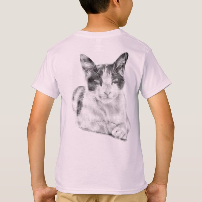 Retro Calico Halftone T-Shirt (Back)