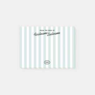 Retro California Hotel Striped Memo Post-it Notes