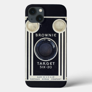 Retro camera brownie target. iPhone 13 case