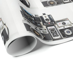 Retro Camera Collection Wrapping Paper