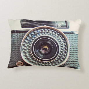 Retro camera decorative cushion
