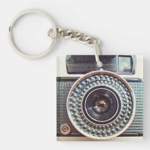 Retro camera  key ring