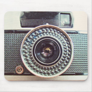 Retro camera mouse mat