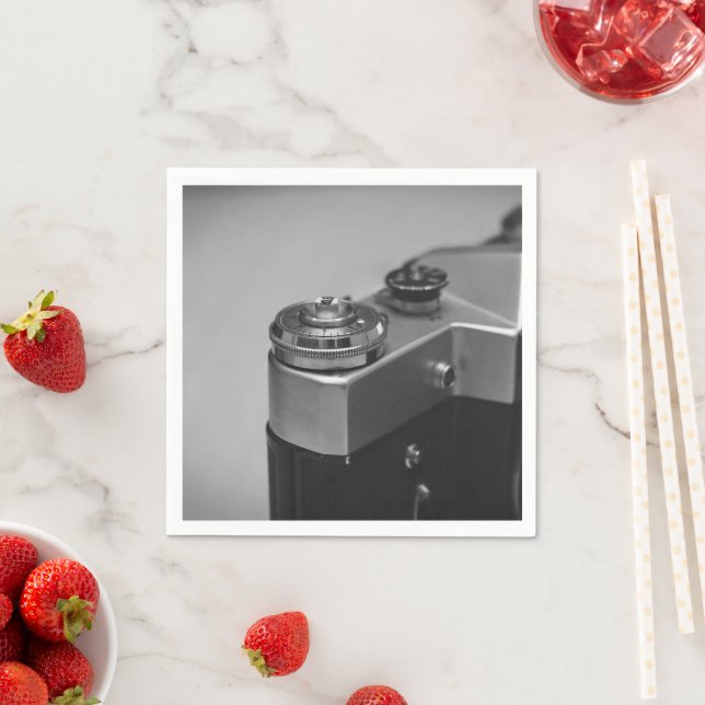 Retro camera napkin (Insitu)