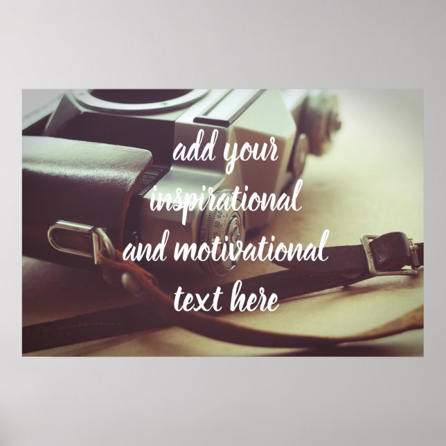 Retro camera poster (Front)