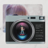 Retro Camera Selfie Birthday Party Photo