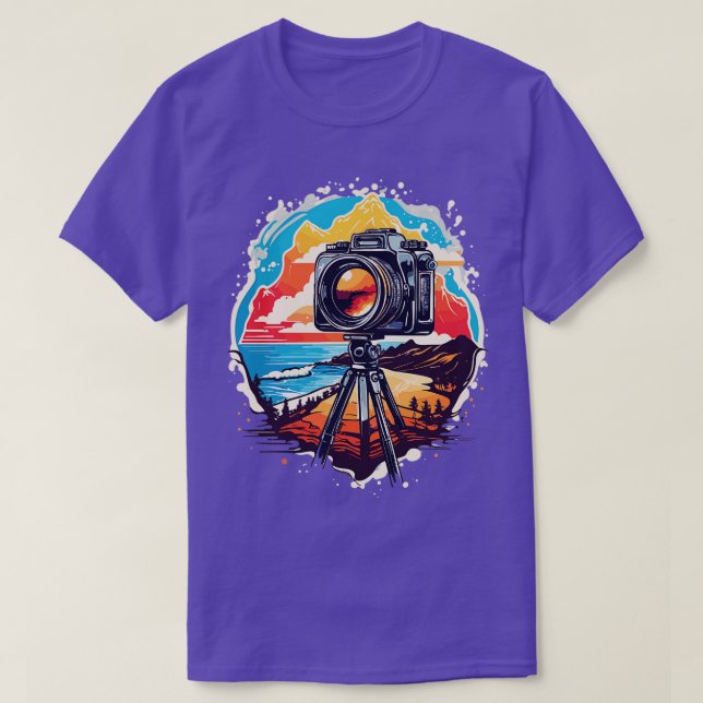 Retro Camera T-Shirt (Design Front)