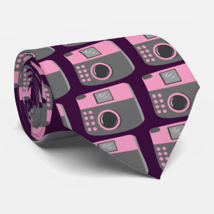 Retro Camera Tie