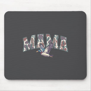 Retro Camo Duck Hunting Mama 1st Birthday Family M Mouse Mat