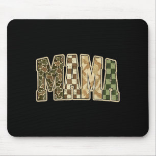 Retro Camo Hunting Mama Old Camo Mom Mouse Mat