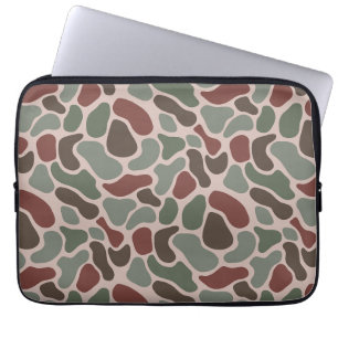 Retro Camo (red green) Laptop Sleeve