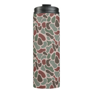 Retro Camo (red green) Thermal Tumbler