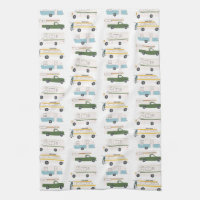 Retro Camper Motorhome RV Vanlife White