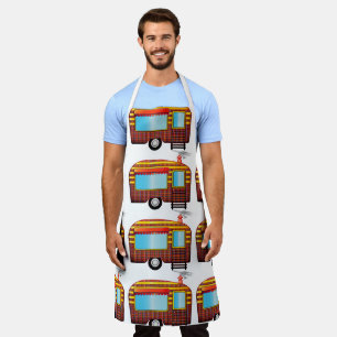 RETRO CAMPER TRAILER KITCHEN APRON