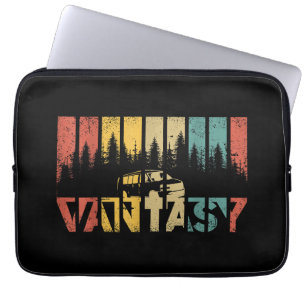 Retro Camper Van Life - Vintage Vanlife Laptop Sleeve