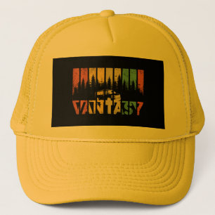 Retro Camper Van Life - Vintage Vanlife Trucker Hat