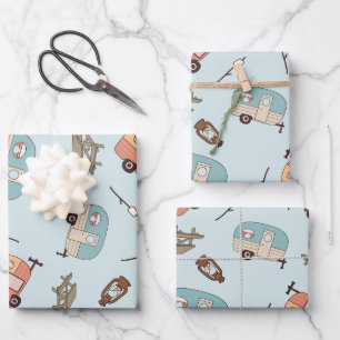 Retro Camper Wrapping Paper