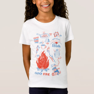 Retro Campfire Adventure – Funny Camping Activitie T-Shirt