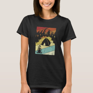 Retro Campgrounds Glamping Backpacking Camper Camp T-Shirt