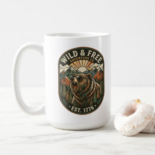  Retro Camping Hiking Outdoor Nature Lover Design Coffee Mug