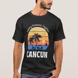 Retro Cancun Gulf Of Mexico Family Together Summer T-Shirt