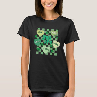 Retro Candy Heart Teacher St Patrick Day You Are I T-Shirt