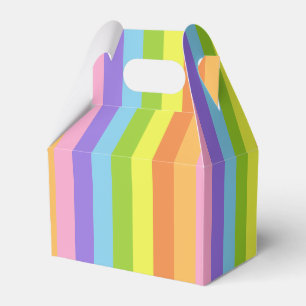 Retro Candy Stripe Favour Box
