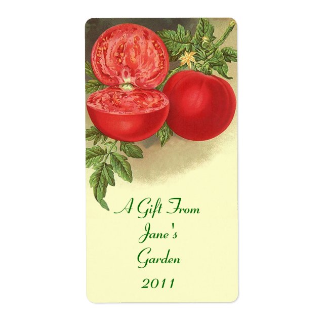 Retro Canning Jar Labels Label Canned Goods Canner (Front)