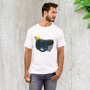 Retro Cannon Mens T-Shirt