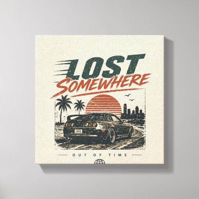 retro canvas print (Front)
