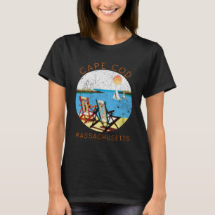Retro Cape Cod Souvenir Vintage beach Vacation T-Shirt