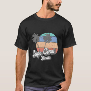 Retro Cape Coral Florida Fl Vintage Beach Surf T-Shirt