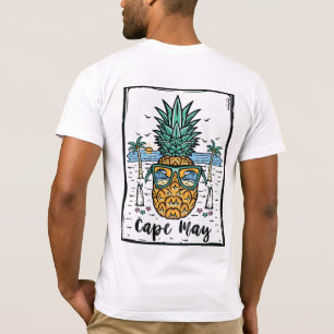 Retro Cape May both sides artwork. T-Shirt
