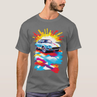 Retro Car Asthetic Design family boy T-Shirt