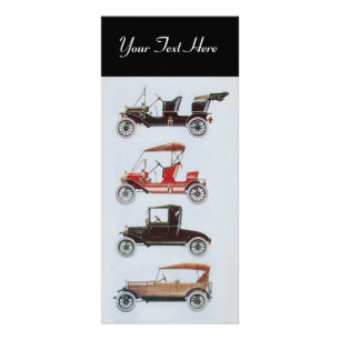 RETRO CARS 2- Auto repair automotive Rack Card