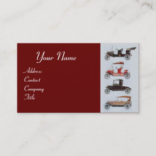 RETRO CARS 2- Auto repairs, automotive Business Card