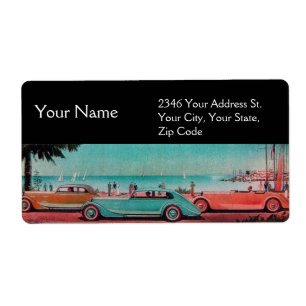 RETRO CARS - Auto repair automotive ,black