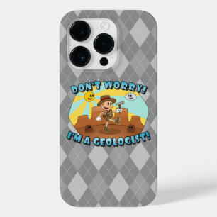 Retro Cartoon- Don't Worry; I'm a Geologist! Case-Mate iPhone 14 Pro Case