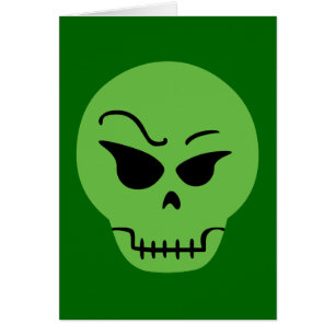 Retro Cartoon Skull