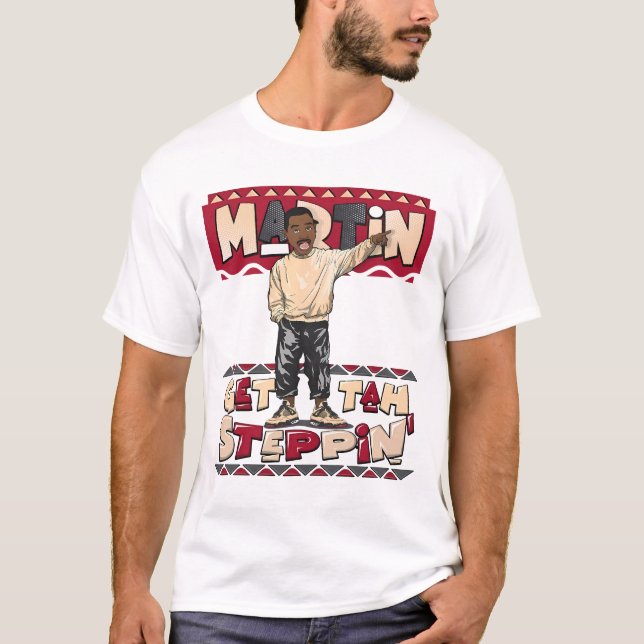 Retro cartoon style, urban streetwear art, bold vi T-Shirt (Front)