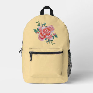 Retro Cartoon Winking Heart Steal My Heart Backpac Printed Backpack
