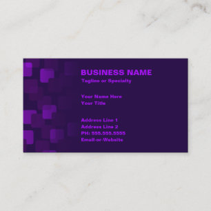 retro cascades business card