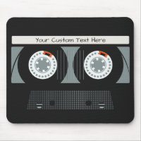 Retro Casette Tape custom text