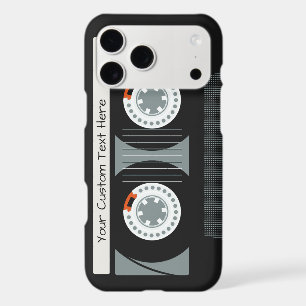 Retro Casette Tape custom text phone cases