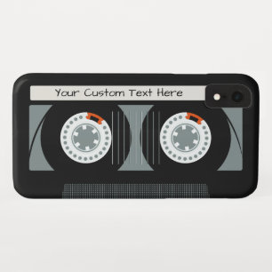 Retro Casette Tape custom text phone cases