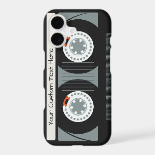 Retro Casette Tape custom text phone cases