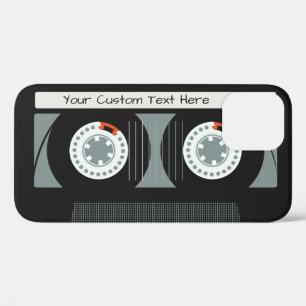 Retro Casette Tape custom text phone cases
