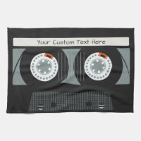 Retro Casette Tape custom text