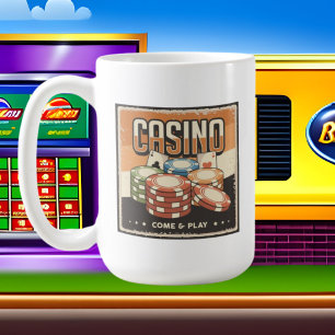 retro Casino gambling lovers Coffee Mug